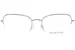 Swarovski SK1023 Eyeglasses Women's Semi Rim Cat Eye