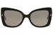 Tom Ford Women's Gianna-02 TF609 TF/609 Fashion Butterfly Sunglasses