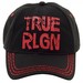 True Religion Men's Painted Graphic Baseball Cap Hat (One Size Fits Most)
