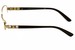 Versace Women's Eyeglasses 1230-B 1230/B Half-Rim Optical Frame