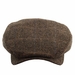 Wigens Men's Jacob Herringbone Wool Ivy Flat Hat
