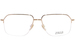 Zilli ZI60073 Eyeglasses Men's Semi Rim Rectangle Shape
