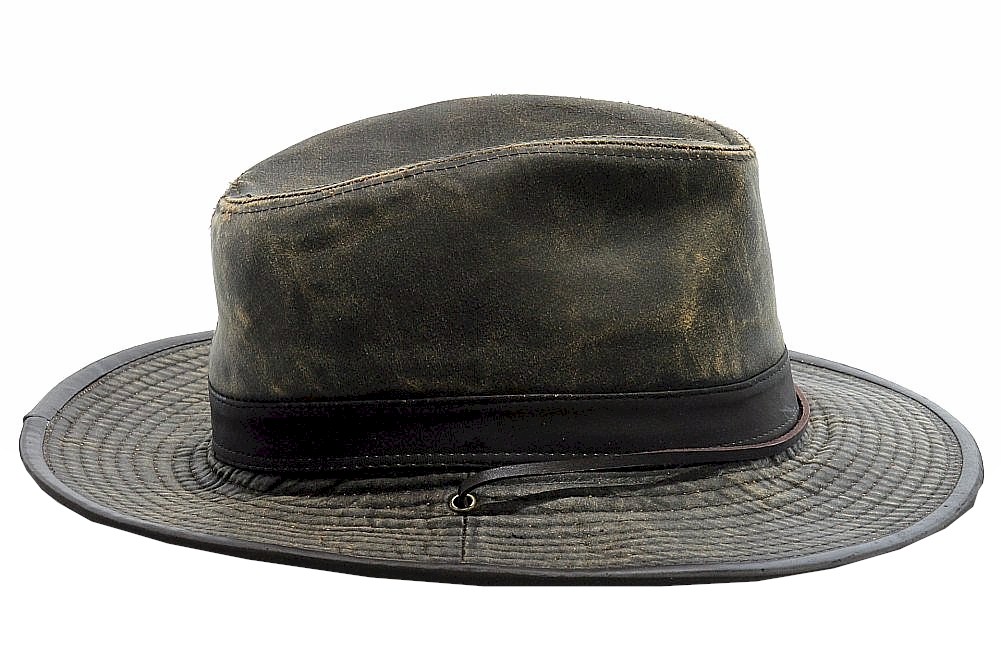 Dorfman Pacific Men's Weathered Outback Hat | JoyLot.com
