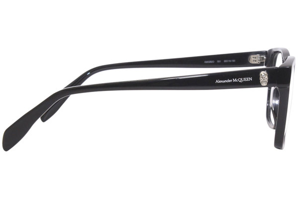  Alexander McQueen AM0282O Eyeglasses Frame Men's Full Rim Rectangular 