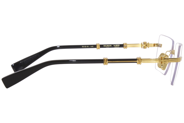  Balmain Pierre BPX-150 Eyeglasses Rimless Rectangle Shape 