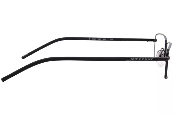 Burberry B1268 Eyeglasses Men's Full Rim Rectangle Shape 