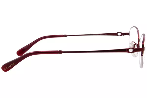  Coach HC5207TD Eyeglasses Women's Semi Rim Oval Shape 