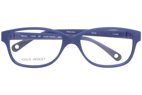  Dilli Dalli Chunky-Monkey Eyeglasses Youth Full Rim Rectangle Shape 