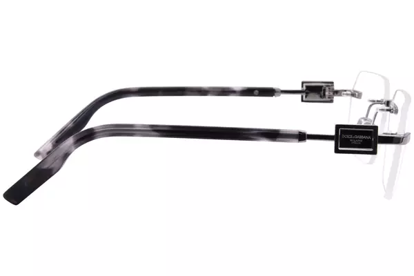  Dolce & Gabbana DG1361 Eyeglasses Men's Rimless Rectangle Shape 