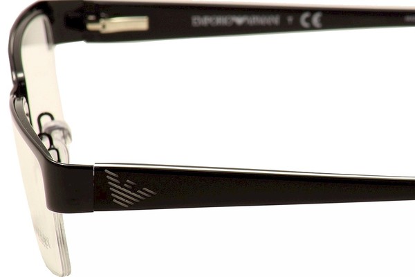  Emporio Armani Men's Eyeglasses EA1006 EA/1006 3118 Half Rim Optical Frame 