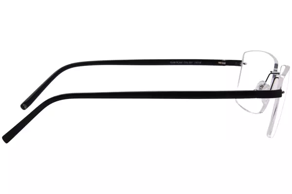  Flair Pcam 1504 Eyeglasses Men's Rimless Rectangle Shape 