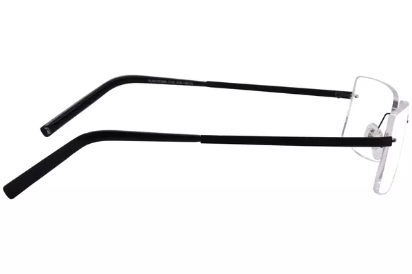  Flair Pcmm 553 Eyeglasses Men's Rimless Rectangle Shape 