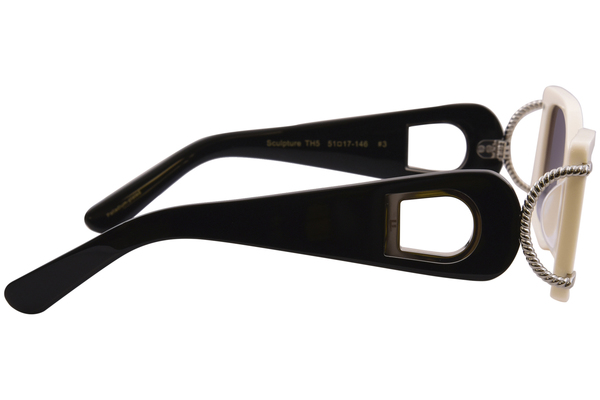  For Arts Sake Sculpture Sunglasses Women's Cat Eye 