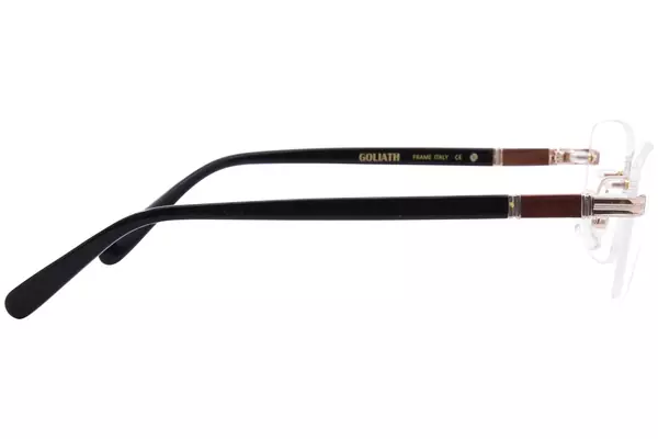  Goliath 33-XXXIII Eyeglasses Semi Rim Rectangle Shape 