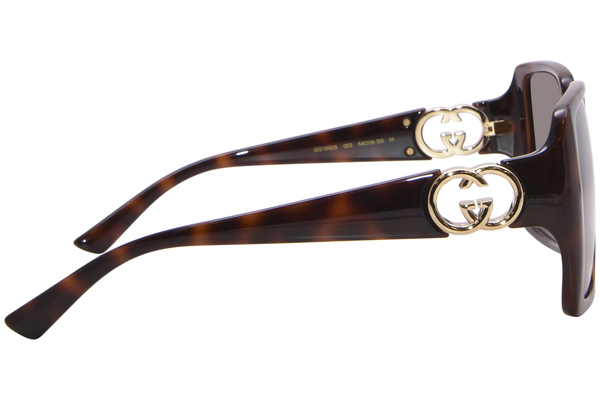  Gucci GG1692S Sunglasses Women's Square Shape 