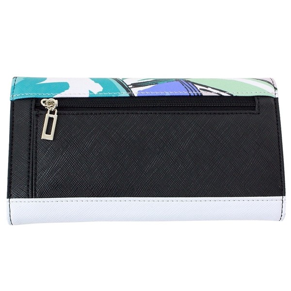  Guess Women's Amber Clutch Tri-Fold Wallet 