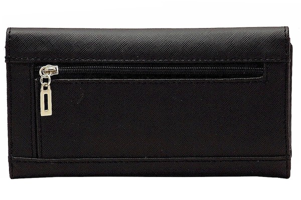  Guess Women's Greyson Slim Clutch Tri-Fold Wallet 