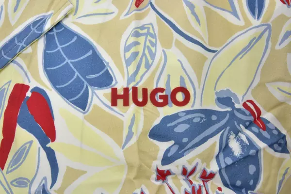  Hugo Boss Beach Relaxed Short Sleeve Shirt Men's Button Down 