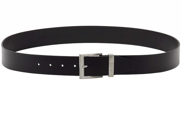  Hugo Boss Men's C-Budy Hammered Genuine Leather Belt 