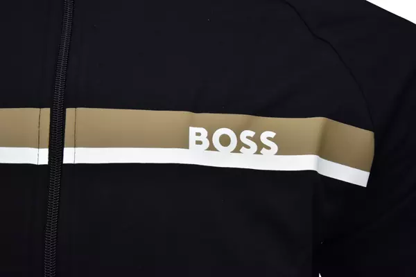  Hugo Boss Men's Cotton Terry Tracksuit Jacket Full Sleeve 