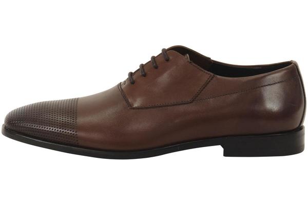 Hugo Boss Men's Square Perforated Toe Oxfords Shoes 