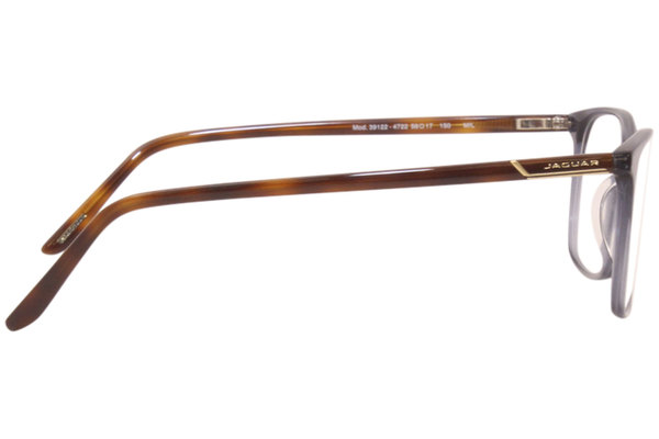  Jaguar 39122 Eyeglasses Men's Full Rim Rectangular Optical Frame 