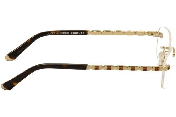  Judith Leiber Couture Women's Eclipse Eyeglasses Rimless Style 