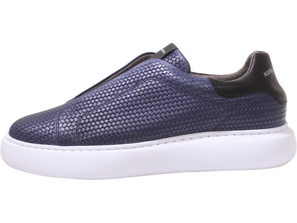  Karl Lagerfeld Paris Men's Woven Laceless Sneakers 