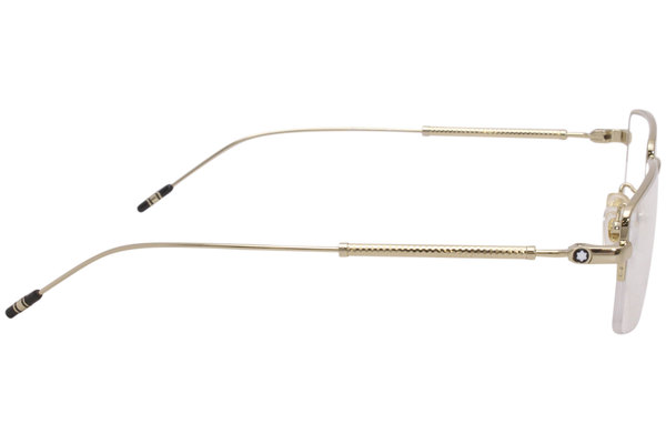  Mont Blanc MB0113O Eyeglasses Men's Semi Rim Rectangular Optical Frame 