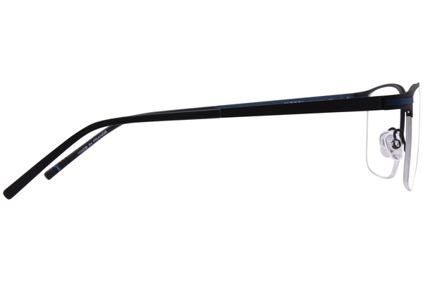  Morel Planck-5 Eyeglasses Men's Semi Rim Rectangle Shape 