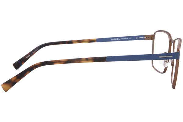  Morel Quark-4 Eyeglasses Men's Full Rim Rectangle Shape 
