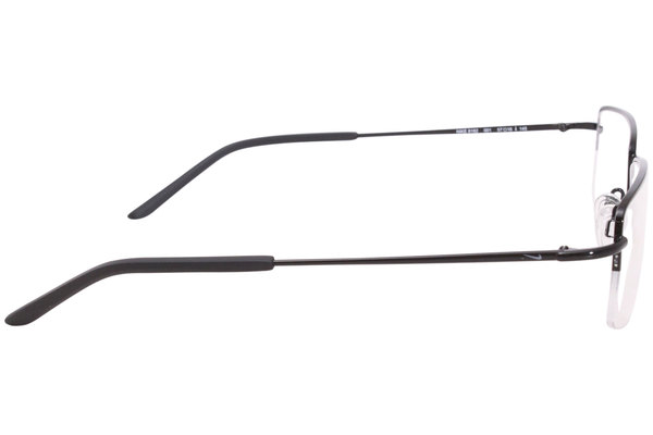  Nike 8182 Eyeglasses Men's Half Rim Rectangular Optical Frame 