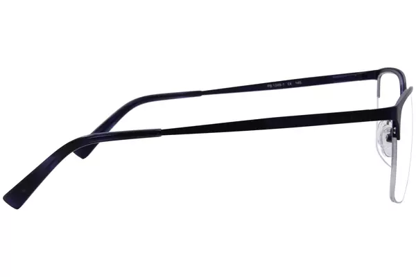 Perry Ellis PE1349 Eyeglasses Men's Semi Rim Rectangle Shape 