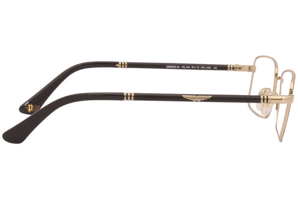  Police VPLA49 Eyeglasses Men's Full Rim Rectangular Optical Frame 