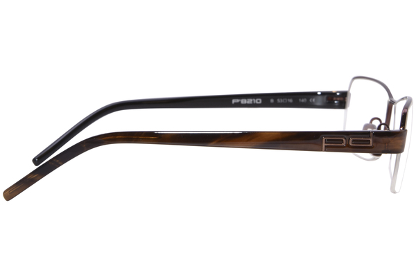  Porsche Design P8210 Eyeglasses Semi Rim Square Shape 