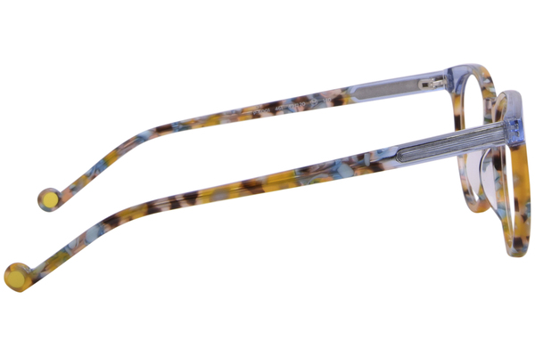  Pure P-6001 Eyeglasses Full Rim Round Shape 