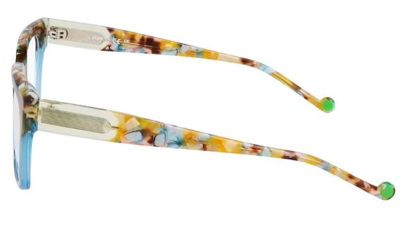  Pure P-7004 Eyeglasses Full Rim Square Shape 