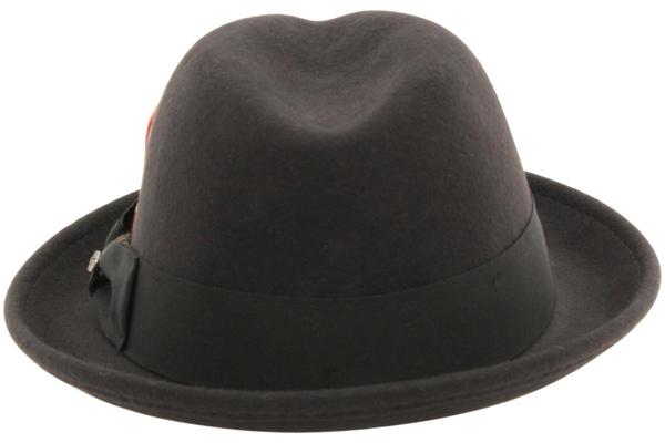  Scala Classico Men's Crushable Wool Felt Snap Brim Fedora Hat 