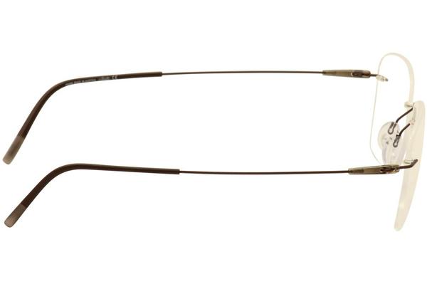  Silhouette Eyeglasses Dynamics Colorwave Chassis 5500 Rimless Optical Frame 