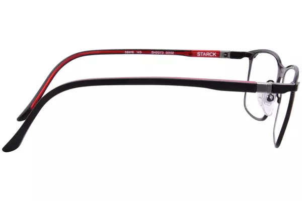  Starck SH2073 Eyeglasses Men's Full Rim Pillow Shape 