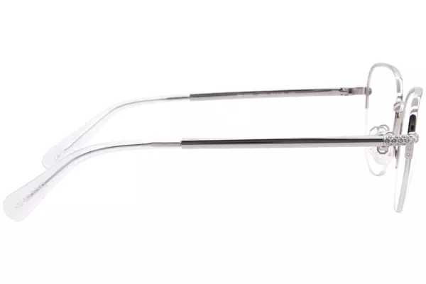  Swarovski SK1023 Eyeglasses Women's Semi Rim Cat Eye 