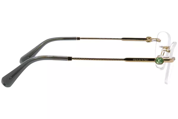  Swarovski SK1037 Eyeglasses Women's Rimless Oval Shape 