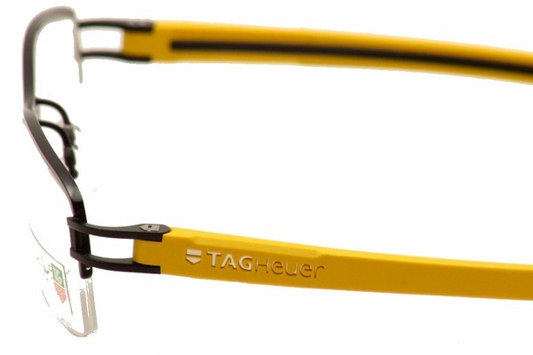  Tag Heuer Eyeglasses Track S TH7621 TH/7645 Half Rim Optical Frame 