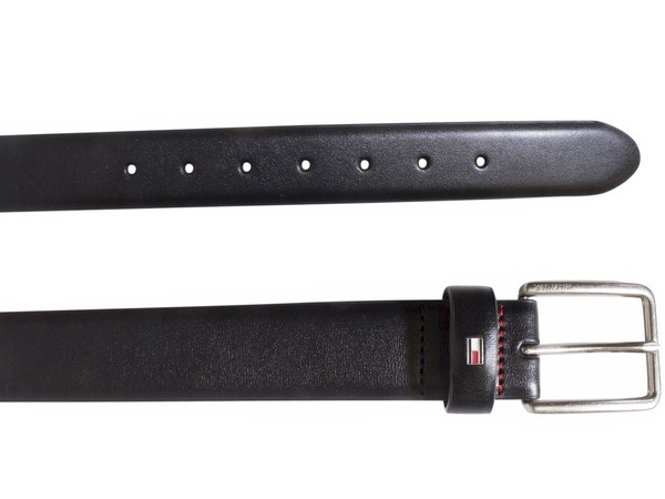  Tommy Hilfiger Men's Leather Belt Smooth Feather Edge 