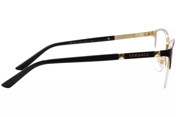  Versace VE1218 Eyeglasses Women's Semi Rim Cat Eye Optical Frame 