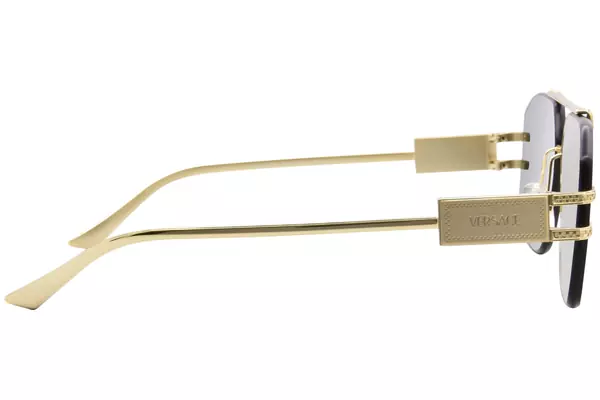  Versace VE2275 Sunglasses Men's Square Shape Rimless Style 