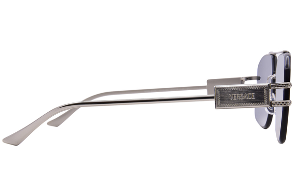  Versace VE2275 Sunglasses Men's Square Shape Rimless Style 
