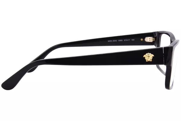  Versace VE3342 Eyeglasses Men's Full Rim Rectangle Shape 