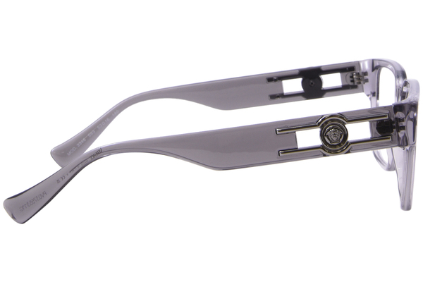  Versace VE3346 Eyeglasses Men's Full Rim Rectangle Shape 