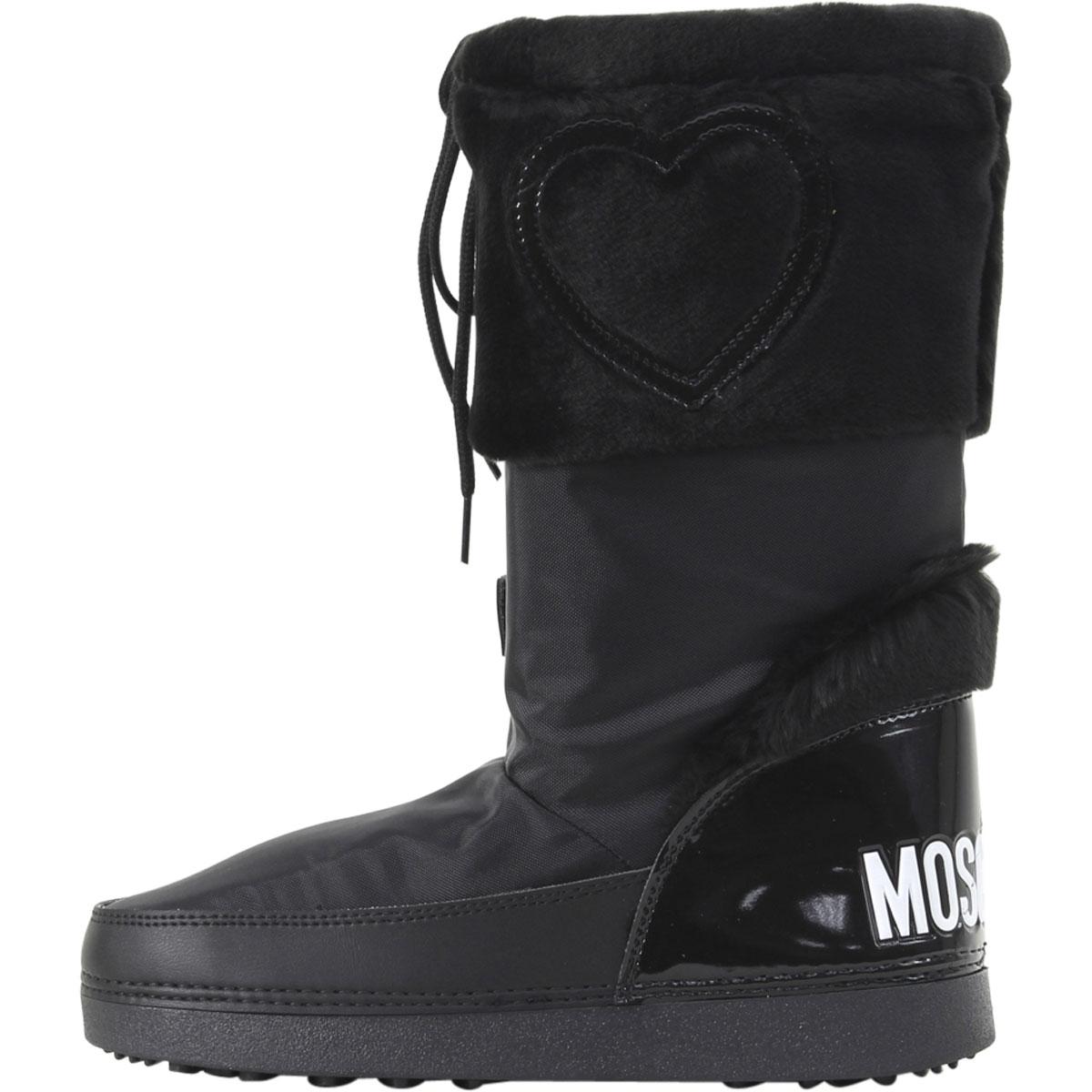 Love Moschino Women's Heart Winter Snow Boots Shoes | JoyLot.com